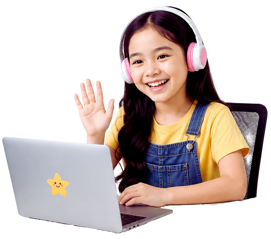 Student learning online with tutor